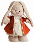 Плюшена играчка Budi Basa - Зайка Ми, с бяла рокля и червено палто, 25 cm - 1t