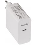 Зарядно устройство Makki - GN65W FC, USB-C, 65W, бяло - 1t