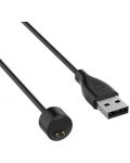Заряден кабел Techsuit - SmartWatch,  Xiaomi Mi Band 5/6/7, USB, 1 m, черен - 4t