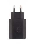 Зарядно устройство TnB - 2080160020, USB-A, черно - 1t