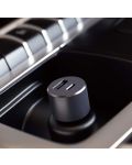 Зарядно за кола Satechi - Car Charger, USB-A/C, 72W, сиво - 4t