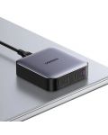 Зарядно устройство Ugreen - GaN Nexode CD328, USB-A/C, 100W, сиво - 2t