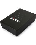 Запалка Zippo - калаено лого, черна - 3t