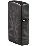 Запалка Zippo - Cannabis Design High Polish Black - 4t