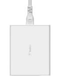 Зарядно устройство Belkin - BoostCharge Pro, USB-A/C, 108W, бяло - 3t
