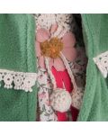 Плюшена играчка Budi Basa - Зайка Ми, в зелена рокля, 32 cm - 4t