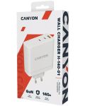 Зарядно устройство Canyon - H-140-01, 140W, бяло - 2t