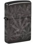 Запалка Zippo - Cannabis Design High Polish Black - 1t