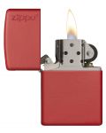 Запалка Zippo - Red Matte, червена - 3t