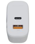 Зарядно устройство Xtorm - GaN2 Ultra, USB-A/C, 67W, бяло - 2t
