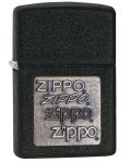 Запалка Zippo - Black Crackle, легендарните лога - 1t