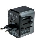 Зарядно устройство Verbatim - UTA-03 Universal Travel Adapter, сиво - 5t