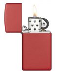 Запалка Zippo Slim - Red Matte  - 2t