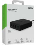 Зарядно устройство Belkin - BoostCharger Pro, USB-A/C, 108W, черно - 4t