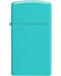 Запалка Zippo Slim - Flat Turquoise - 2t