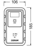 Зарядно за акумулатор Osram - BATTERYcharge, OEBCS906, 6/12V, 3/6A - 9t