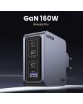 Зарядно устройство Ugreen - X763 Nexode Pro, USB-A/C, 160W, сиво - 4t