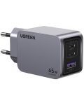 Зарядно устройство Ugreen - X755 Nexode Pro, USB-A/C, 65W, сиво - 1t