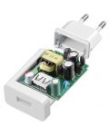 Зарядно устройство Cellularline - 4679, USB-A, 15W, бяло - 3t