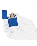 Запалка Zippo - Royal Blue Matte, синя - 4t