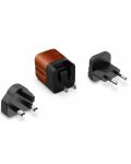 Зарядно устройство Energizer - A20MUWO, USB-C, EU/UK/US, 20W, кафявo - 2t