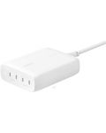 Зарядно устройство Belkin - Boost Charge Pro 4 USB-C GaN, 200W, бяло - 1t