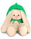 Плюшена играчка Budi Basa - Зайка Ми, бебе, със зелено пончо, 15 cm - 1t