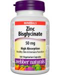 Zinc Bisglycinate, 50 mg, 140 капсули,  Webber Naturals - 1t