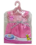 Комплект дрешки за кукла Warm Baby - Розови, 42 cm, асортимент - 3t