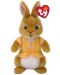 Плюшена играчка TY Toys - Зайчето Питър с жълто якенце, 15 cm - 1t