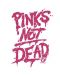 Тениска RockaCoca Pink's not dead, бяла, размер L - 2t