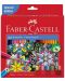Цветни моливи Faber-Castell - Замък, 60 броя - 1t