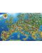 Пъзел Jumbo Falcon Deluxe от 1500 части - Карта на Европа, Ейдриан Честърман - 2t