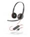 Слушалки Plantronics - Blackwire C3220, черни - 1t