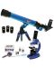 Образователна играчка Eastcolight - Делукс комплект, микроскоп с телескоп - 2t