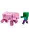Конструктор Lego Minecraft - BigFig Pig with Baby Zombie (21157) - 3t