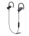 Спортни безжични слушалки Audio-Technica - ATH-SPORT70BT, черни - 1t