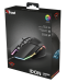 Гейминг мишка Trust - GXT 950 Idon, оптична, черна - 5t
