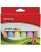Комплект цветни тебешири Optima Jumbo - 6 цвята - 1t