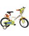 Детски велосипед с помощни колела Mondo – Миньоните, 14 инча - 1t
