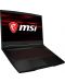 Лаптоп MSI GF63 Thin - 10SCXR, черен - 3t