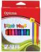 Цветни флумастери Optima - 12 цвята - 1t