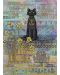 Пъзел Heye от 1000 части - Египетска котка, Джейн Краутър - Котки - 2t