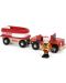 Играчка Brio World - Пожарна кола със спасителна лодка - 4t