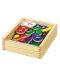 Дървена образователна игра Betzold - Цифри, магнитни в кутия - 1t