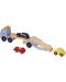 Дървена играчка Classic World - Автовоз с три колички - 3t