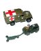Военна линейка и трактор с ремарке Academy (13403) - 1t
