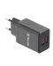 Зарядни устройства Tellur - Travel Charge Kit 3 в 1, USB-A, 30W, черни - 2t