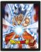 3D плакат с рамка Pyramid Animation: Dragon Ball Super - Ultra Instinct Kamehameha - 1t