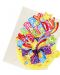 3D картичка Santoro Pirouettes - Happy Birthday, Shooting Stars - 2t